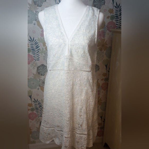 Altar'd State Dresses & Skirts - Altard State lace look slip dress Size L